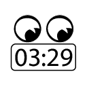 Badge Clock: simple toolbar clock