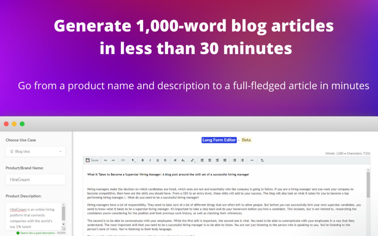 Writecream - AI-powered writing assistant截图5