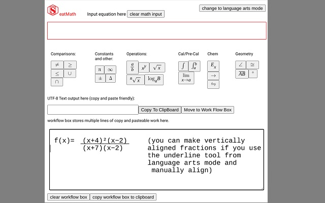 SeatMath: Forms-Friendly Equation Editor截图1