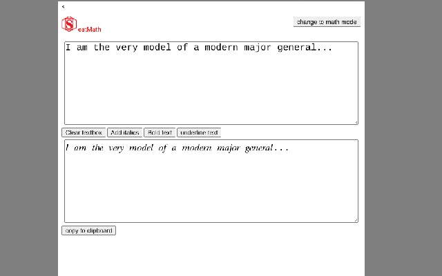 SeatMath: Forms-Friendly Equation Editor截图2