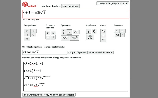 SeatMath: Forms-Friendly Equation Editor截图4