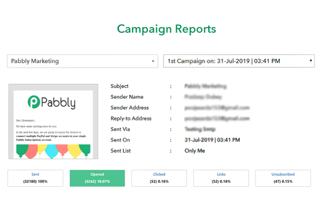Mail Merge for Gmail - Pabbly Email Marketing截图4