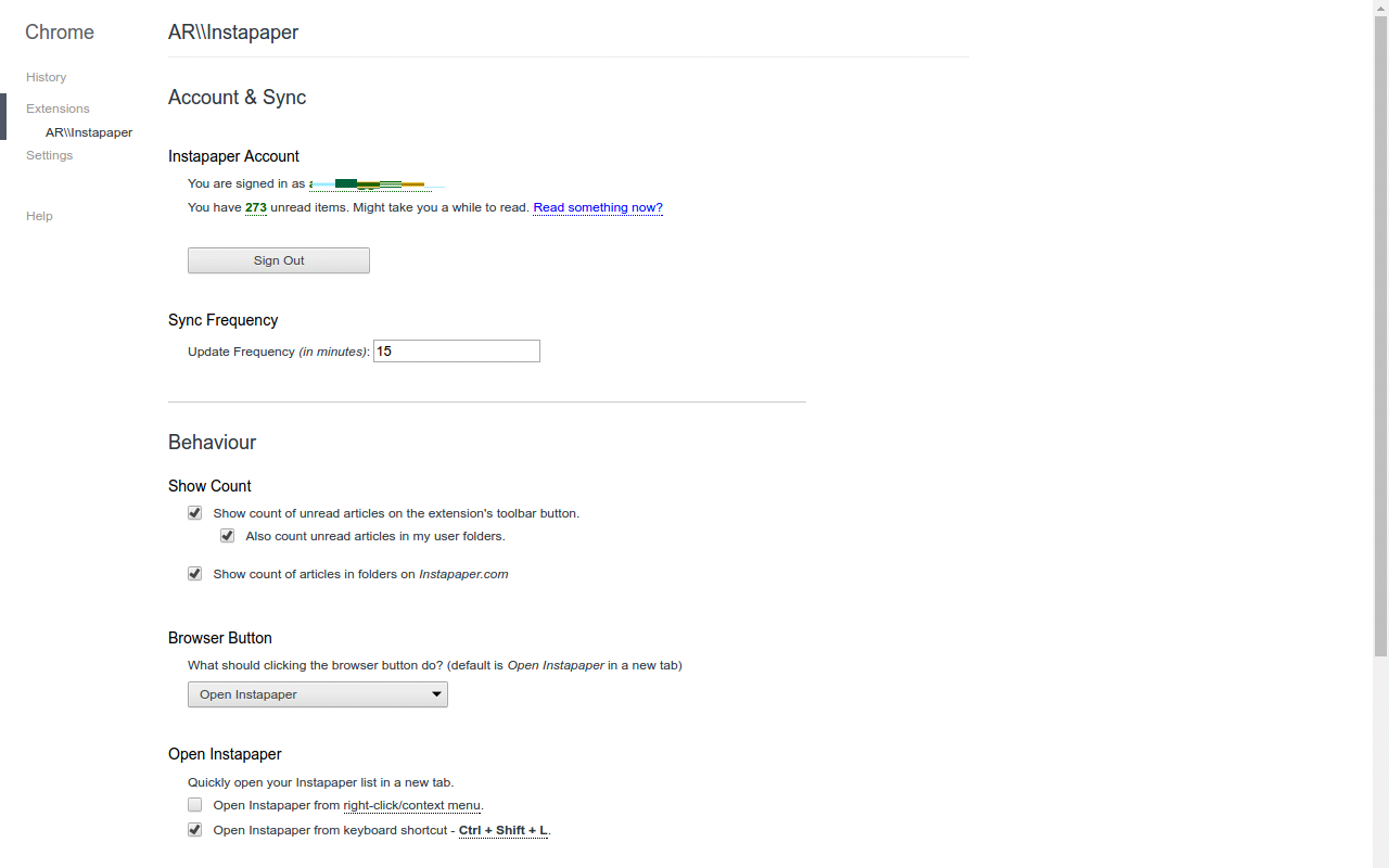 AcceleReader for Instapaper截图1