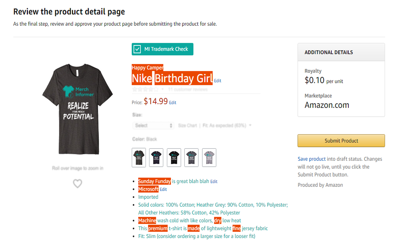 Merch by Amazon Trademark Protection截图2