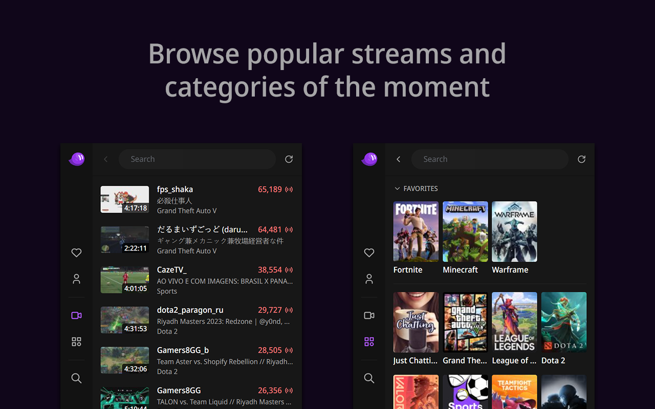 Gumbo: Twitch Companion截图2