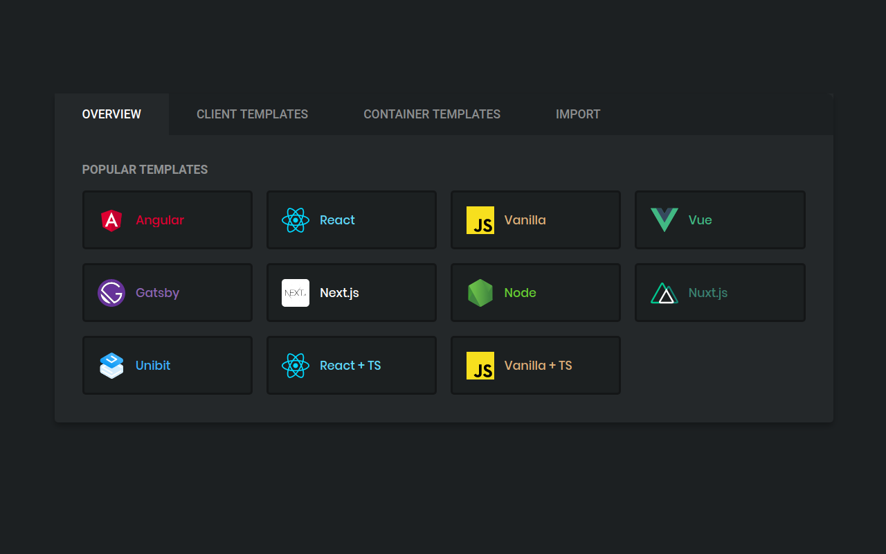 CodeSandbox截图4