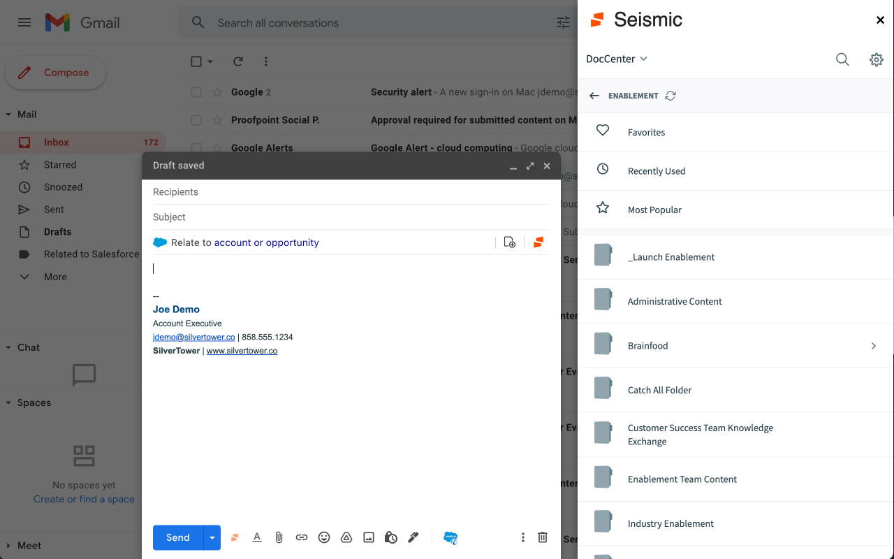 Seismic for Gmail截图2