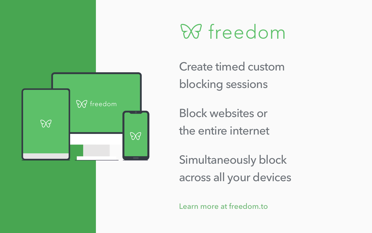 Freedom - Website Blocker for Chrome截图1