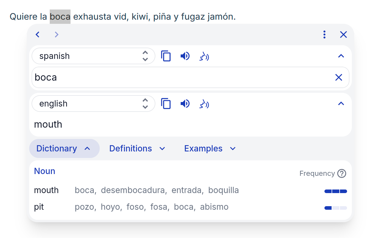 Translater - 选定文本的翻译截图3