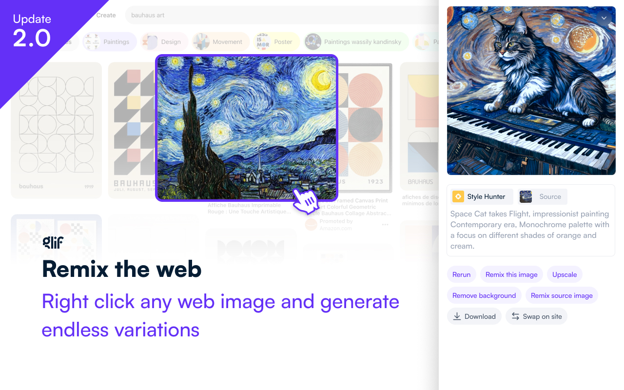 Glif: Remix the web with AI截图2