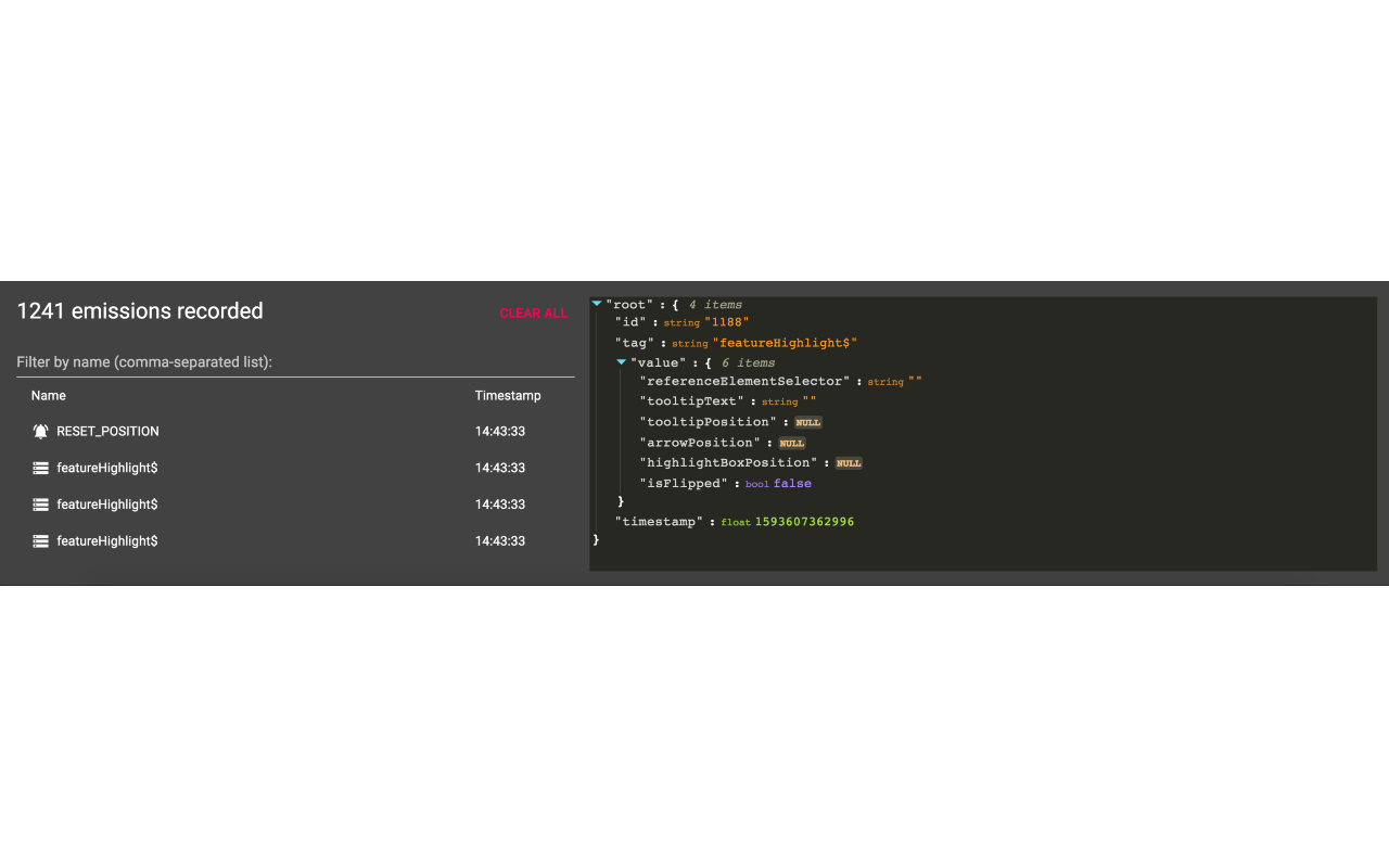 RxJS Devtools截图1