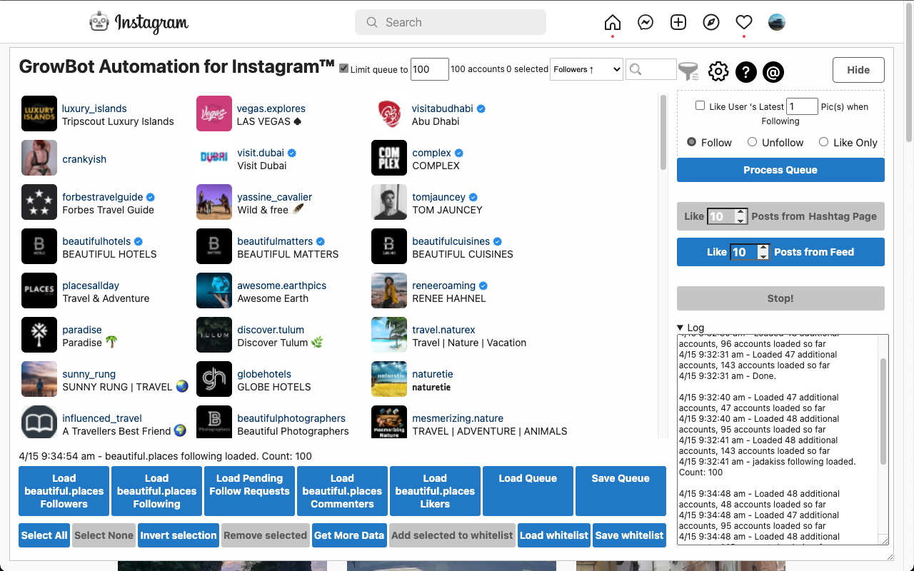 GrowBot Automator for Instagram截图2