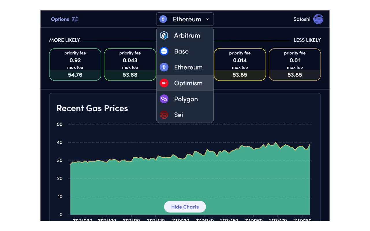 Blocknative Gas Fee Estimator for Ethereum, Base, Arbitrum, and More截图6