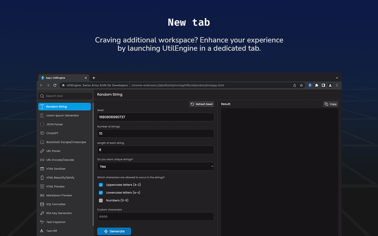 UtilEngine: Swiss Army Knife for Developers截图1