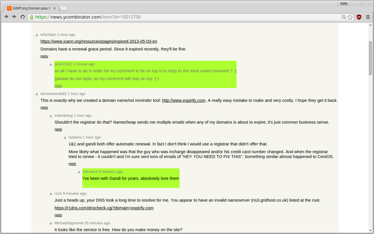 Hacker News Comment Highlighter截图1