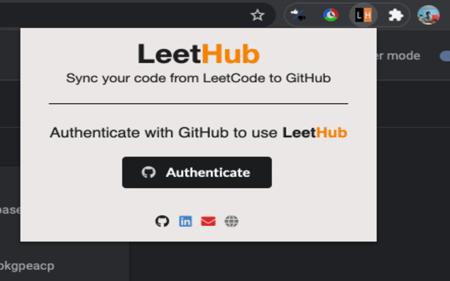 LeetHub截图2