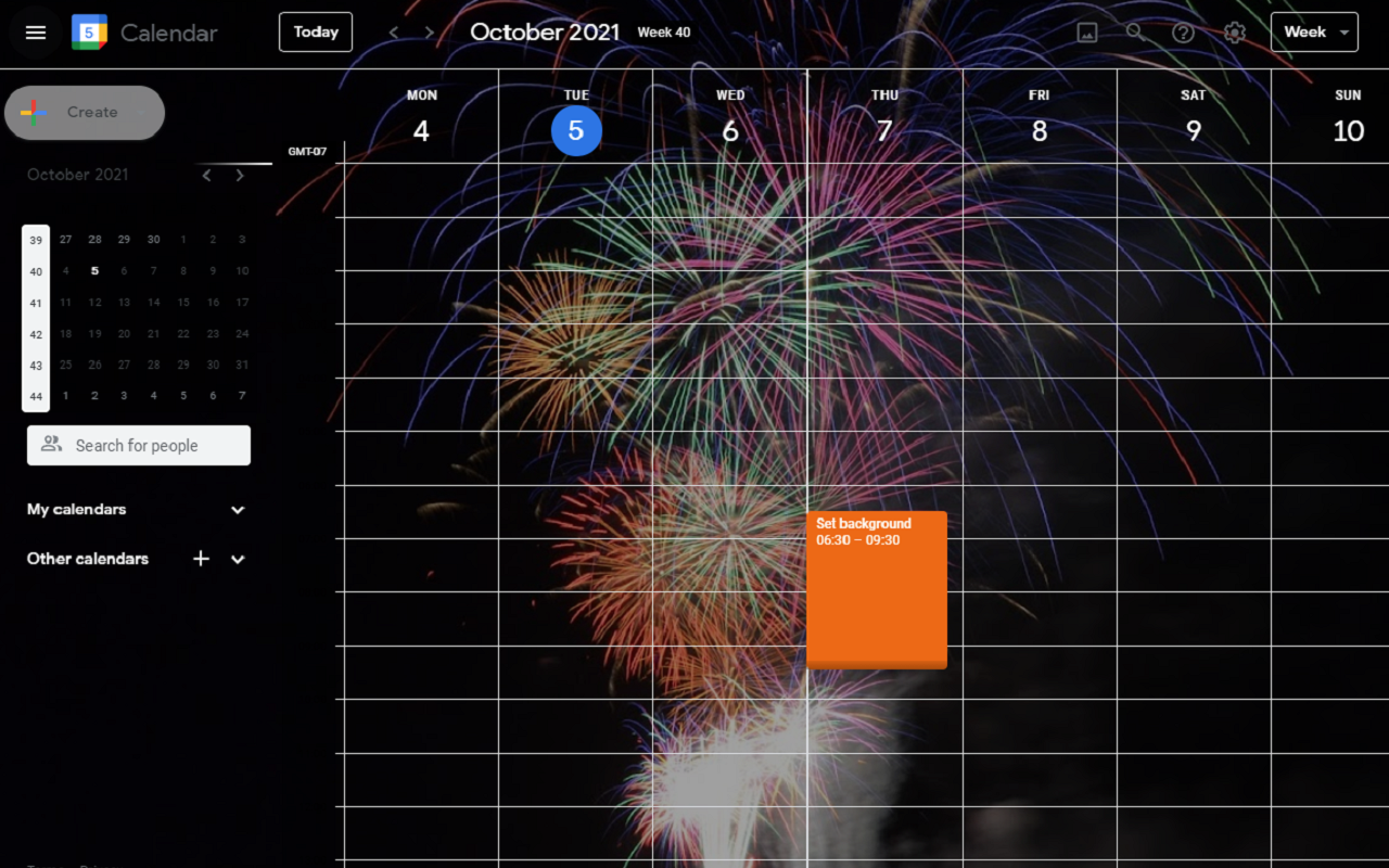 Custom Calendar Background截图2
