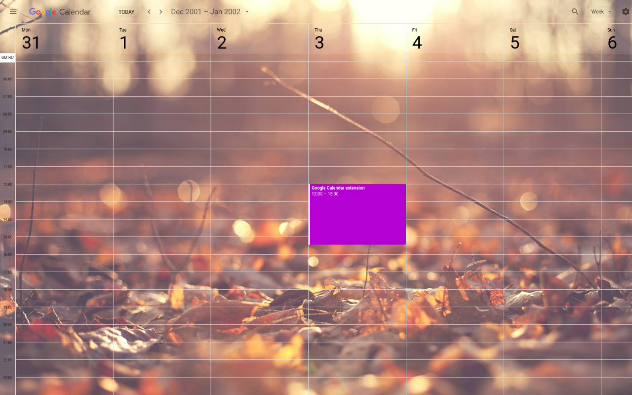 Custom Calendar Background截图3