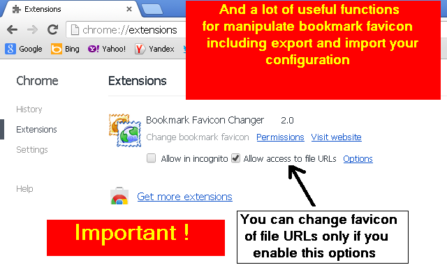 Bookmark Favicon Changer截图1