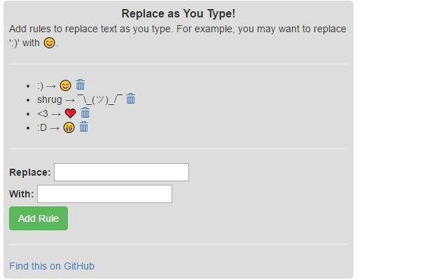 Replace as You Type截图1
