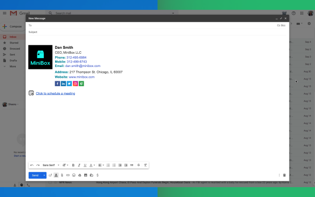 Email Signature Generator by cloudHQ截图4