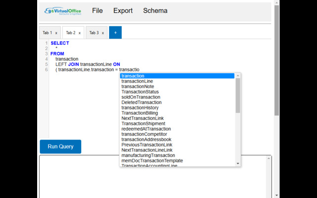 NetSuite Query Tool截图2