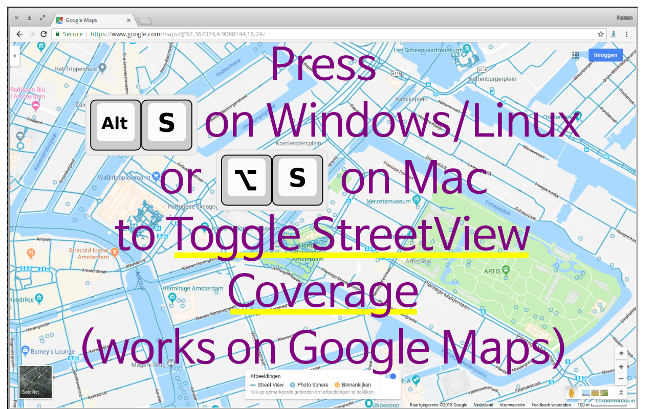 Toggle StreetView Coverage截图1