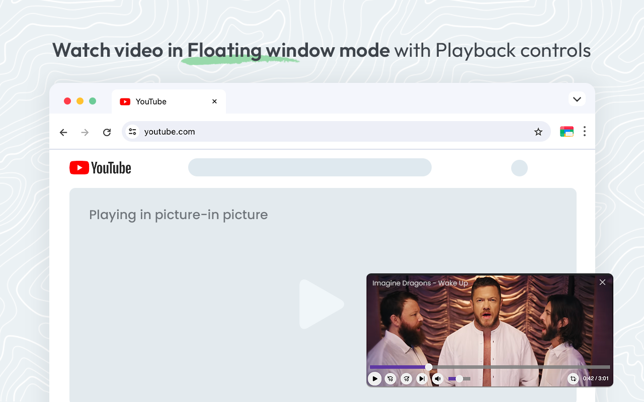 畫中畫 - 浮動視頻播放器截图3
