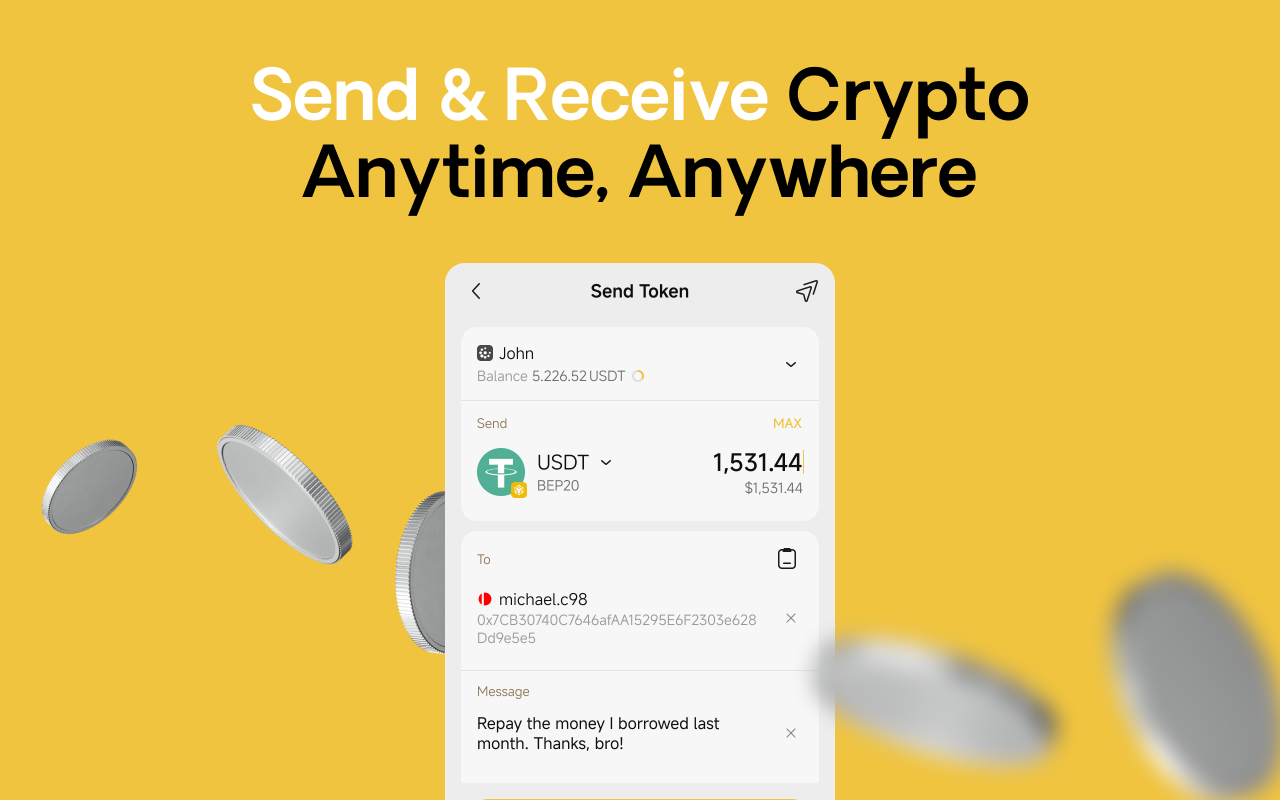 Coin98 Wallet Extension: Crypto & Defi截图1