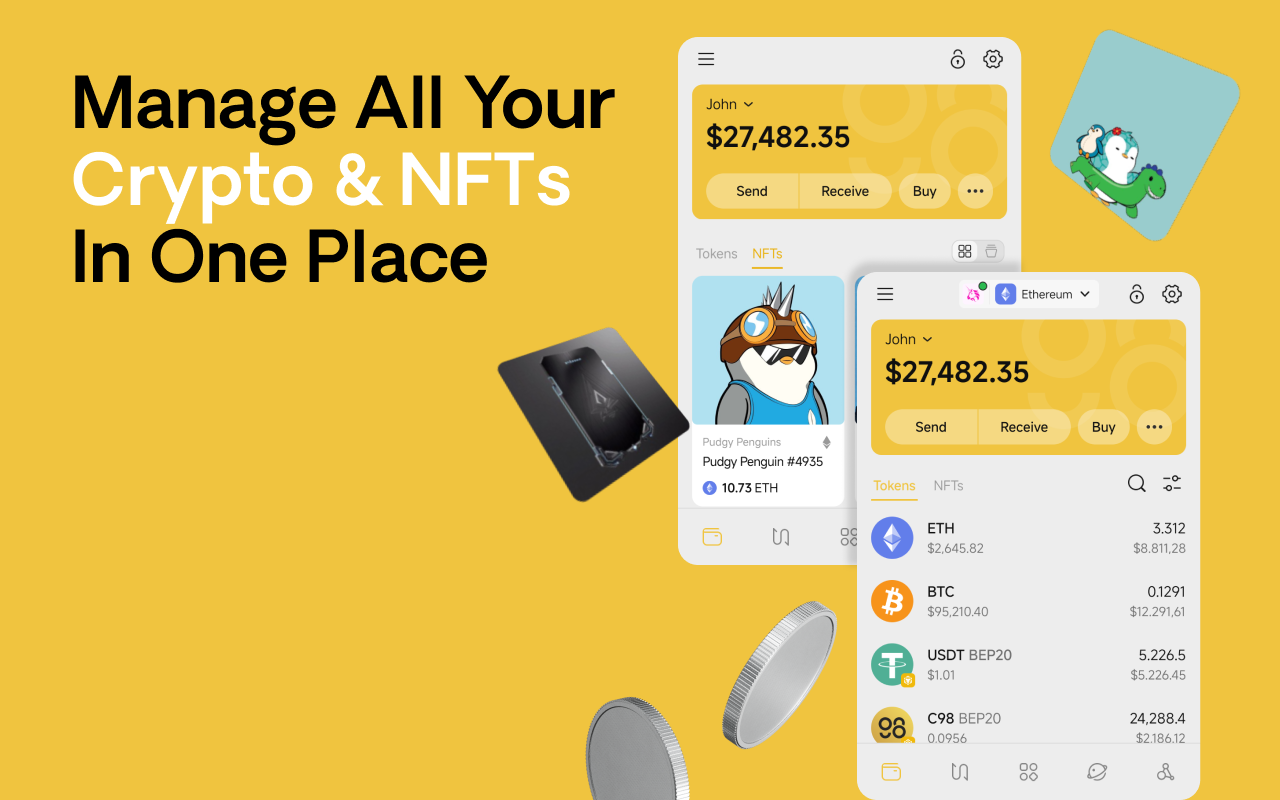Coin98 Wallet Extension: Crypto & Defi截图4