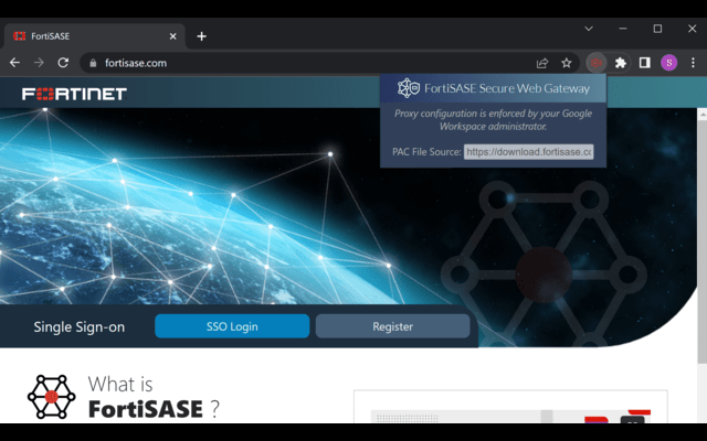 FortiSASE Secure Web Gateway截图1