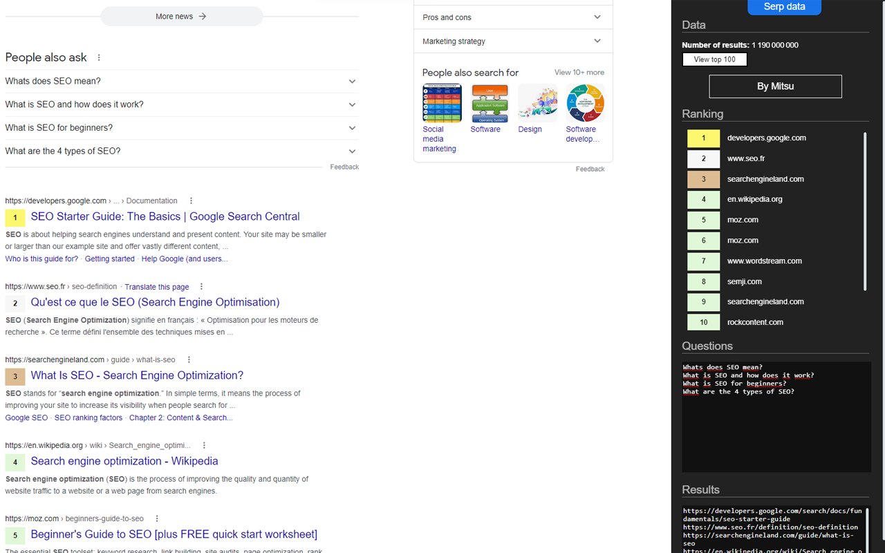 Serp Analyzer截图1
