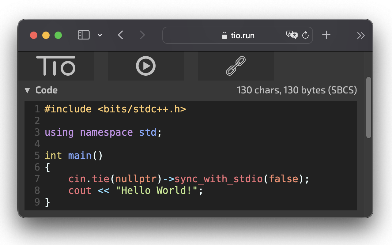 TIO Syntax Highlighter截图1