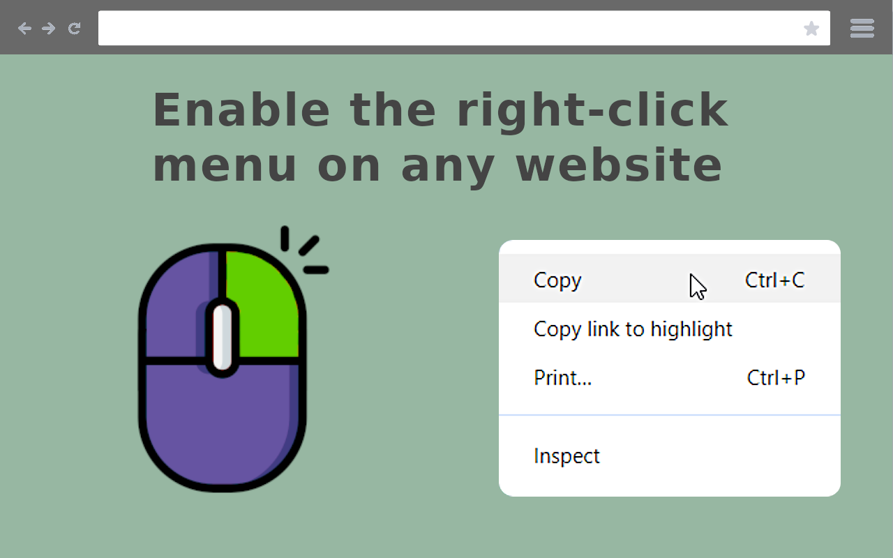 Right Click Enable - 右键启用截图1