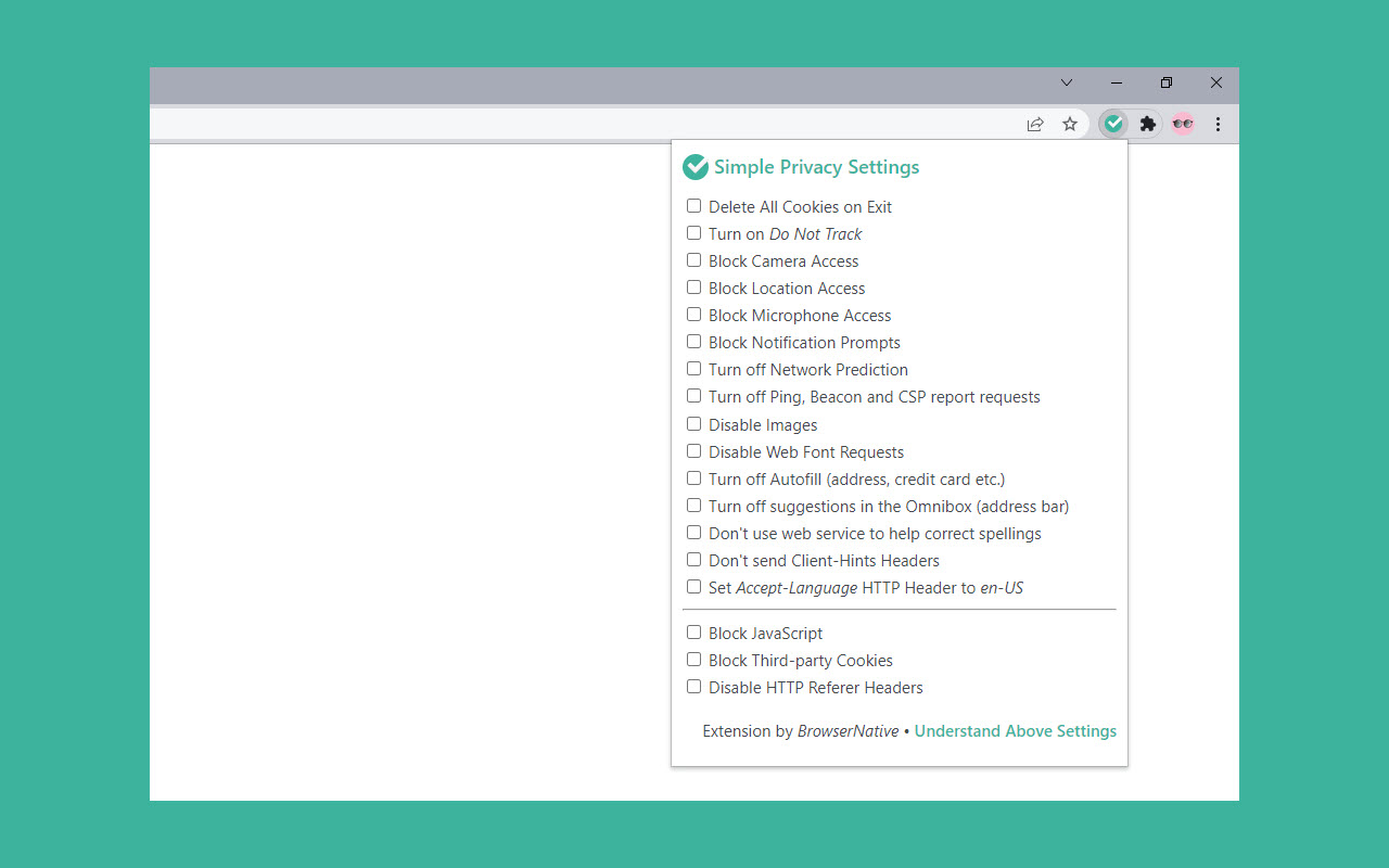 Simple Privacy Settings截图1