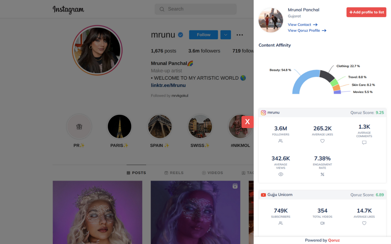 Qoruz - Influencer Discovery & Outreach Tool截图4