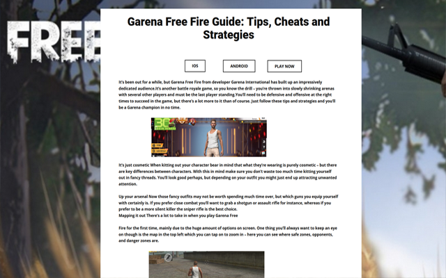 Garena Free Fire Guide截图1