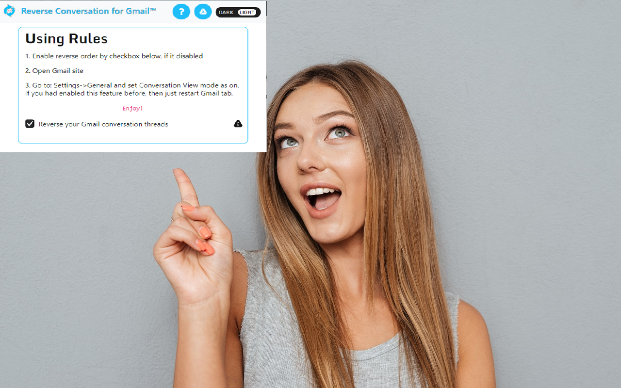 Gmail™ 的反向对话截图2