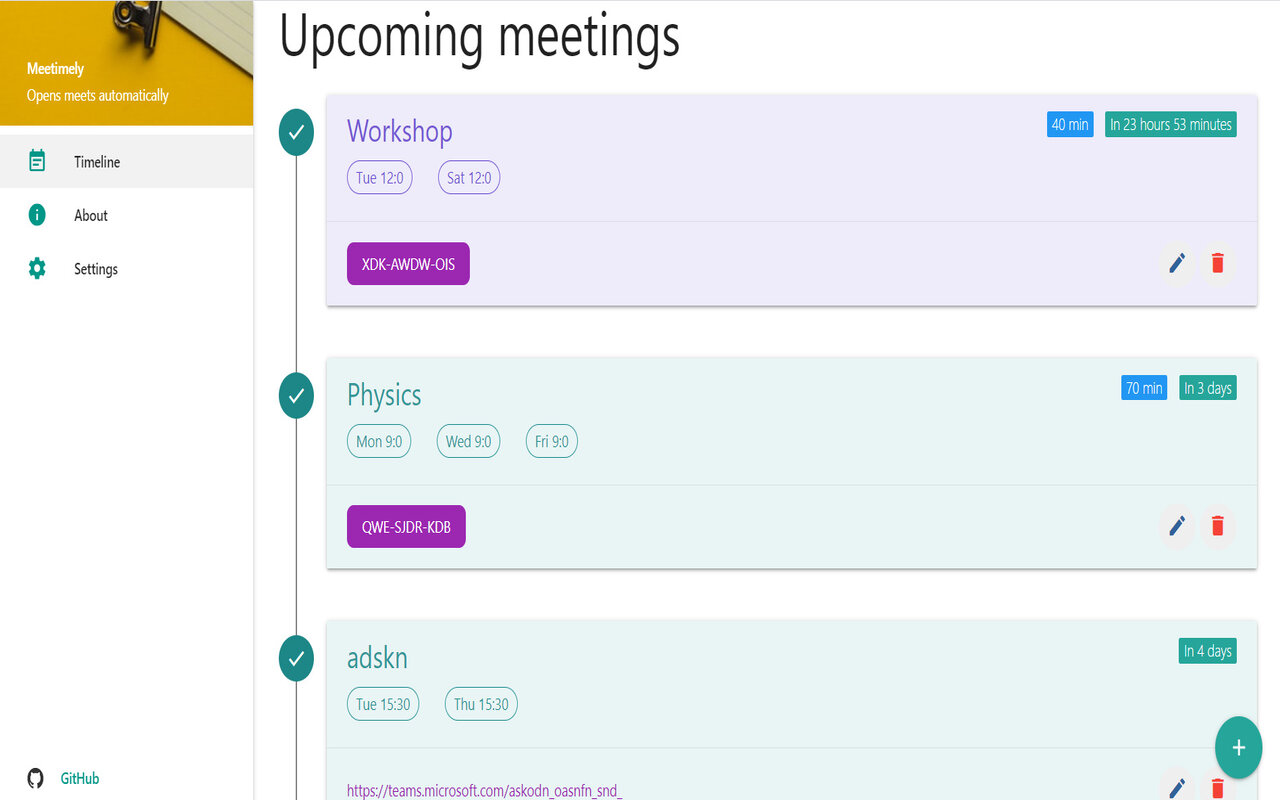 Meet Scheduler截图1