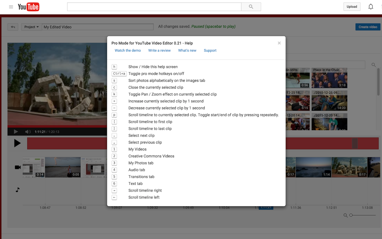 Pro Mode for YouTube Video Editor截图1