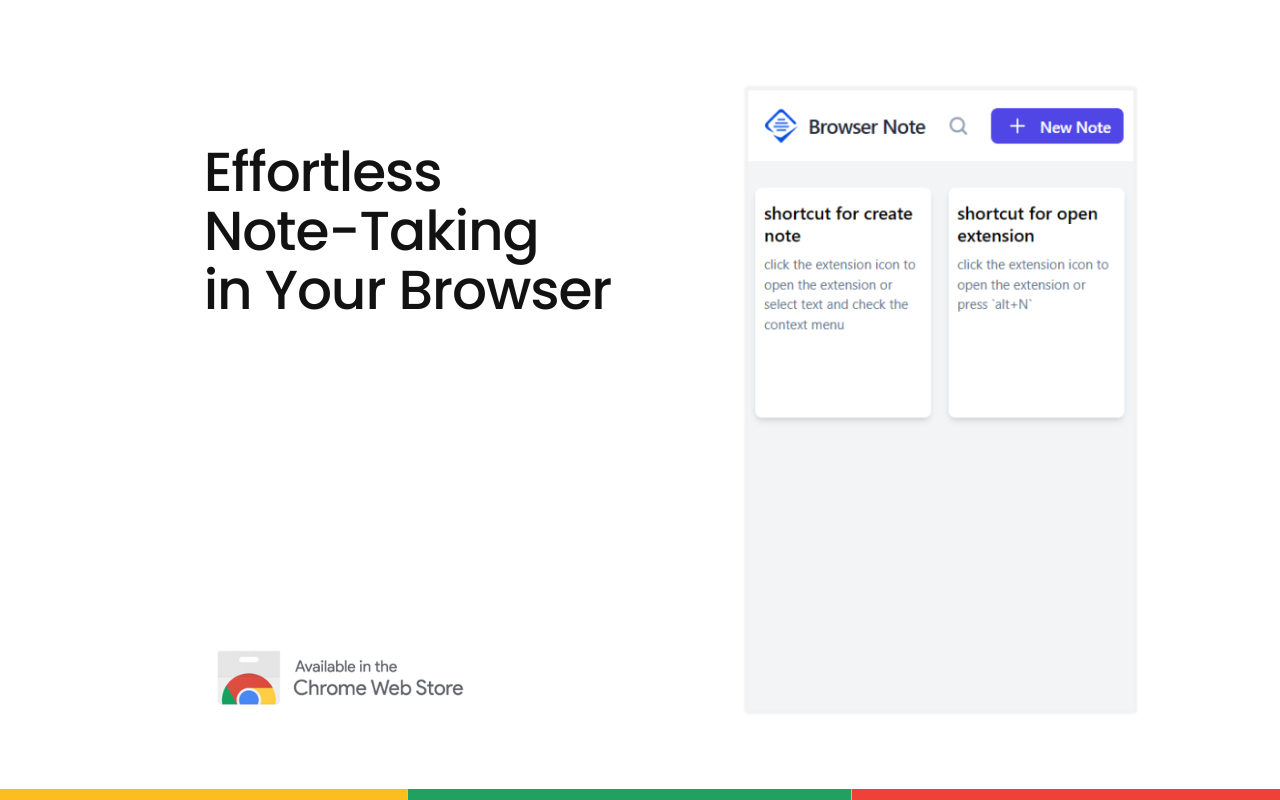 Browser Note - no more random sticky notes!截图3