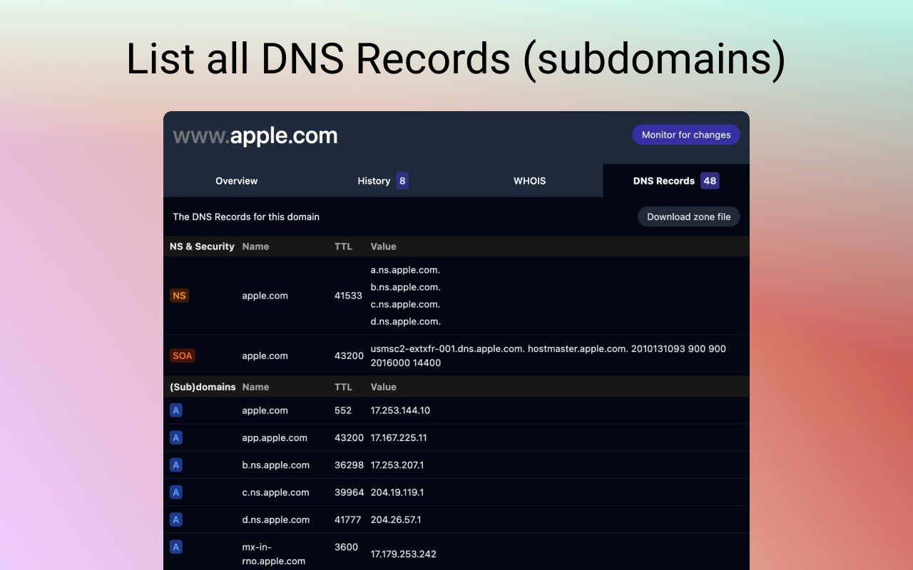 Domain Info截图2