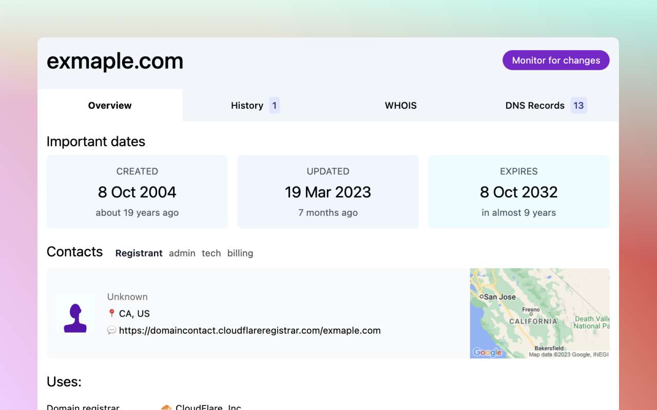 Domain Info截图3