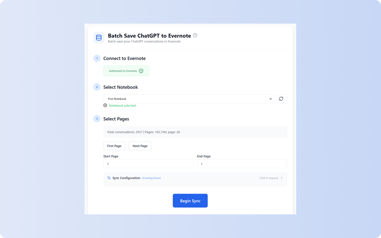 保存 ChatGPT 聊天记录 to evernote截图1