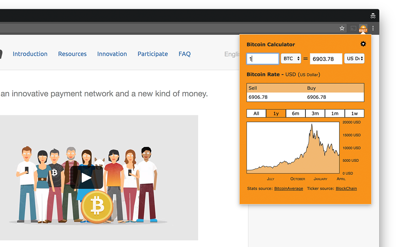 Bitcoin Extension截图1