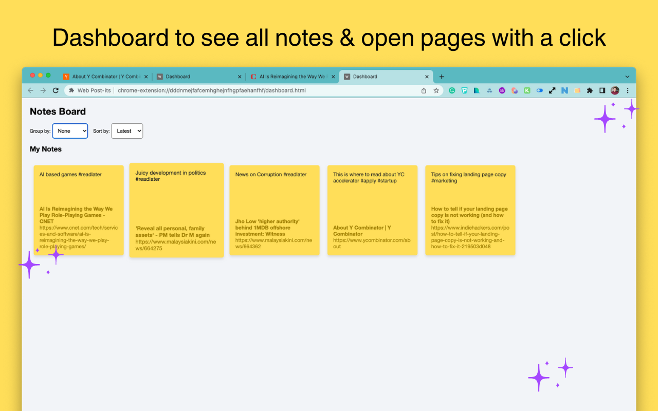 Web Sticky Notes截图2