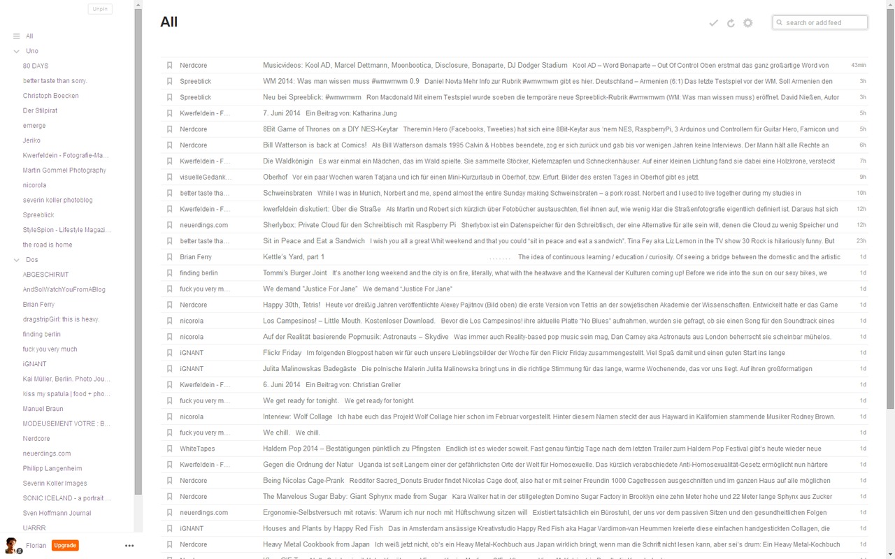 Clean Feedly截图1