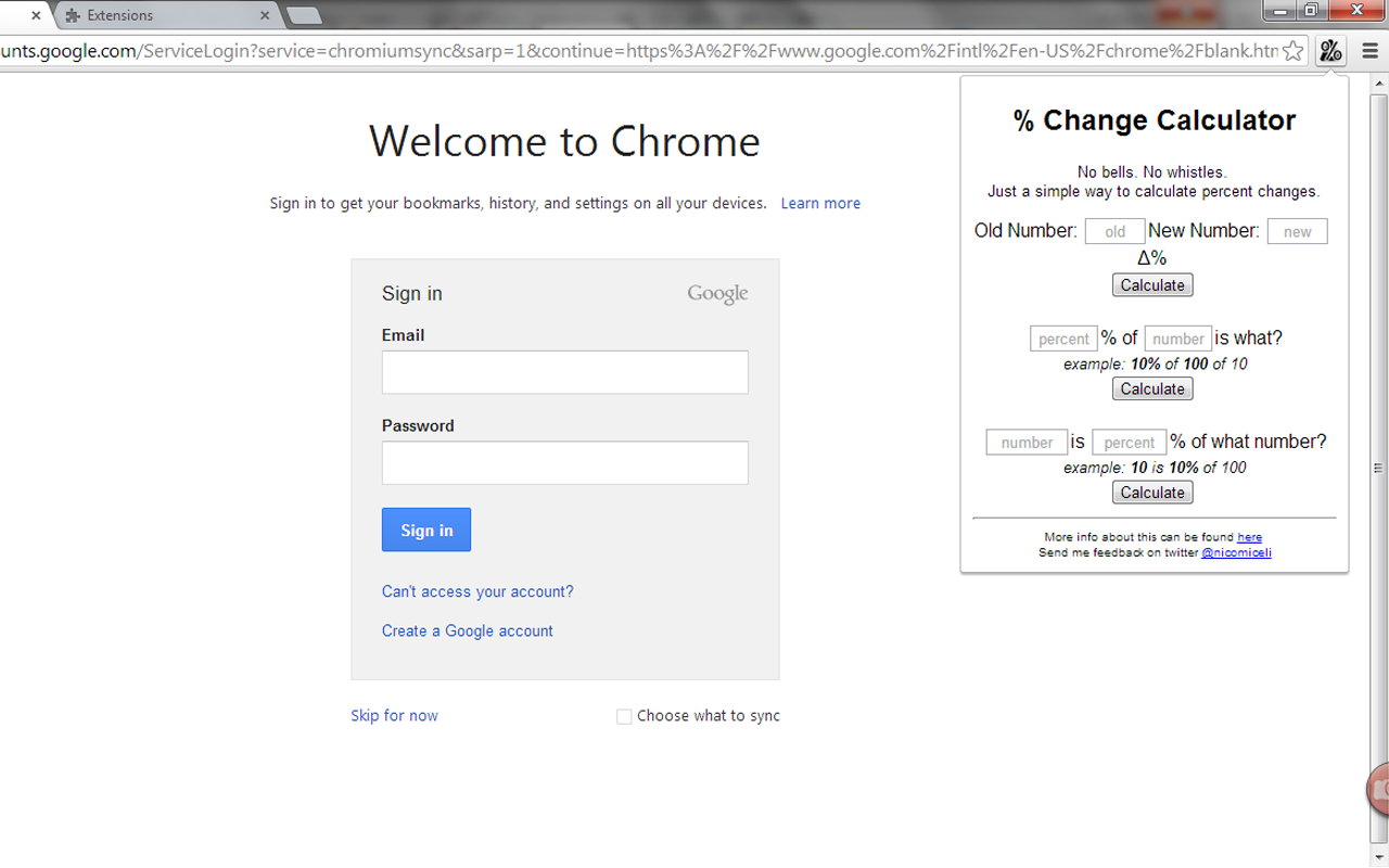 Percent Change Calculator截图1