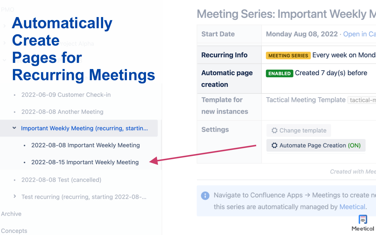 Confluence Chrome Extension - Meetical截图4