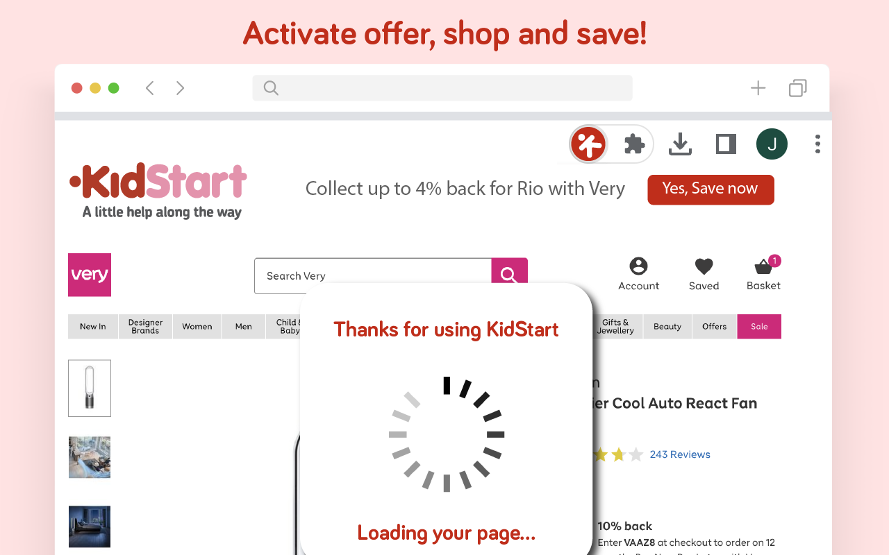 KidStart Savings Prompt截图2